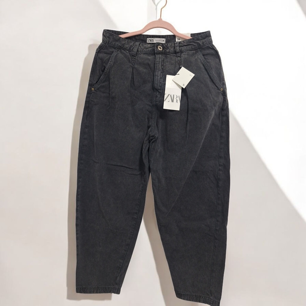 Zara Women's Dark Gray Chinos